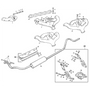 Exhaust & Emission systems - MGTC 1945-1949 - MG - spare parts - Exhaust system + mountings