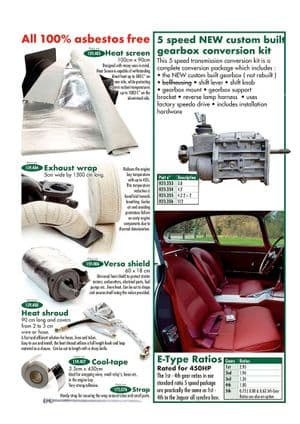 5 speed gearbox conversion - Jaguar XJ6-12 / Daimler Sovereign, D6 1968-'92 - Jaguar-Daimler spare parts - 5-speed conversion