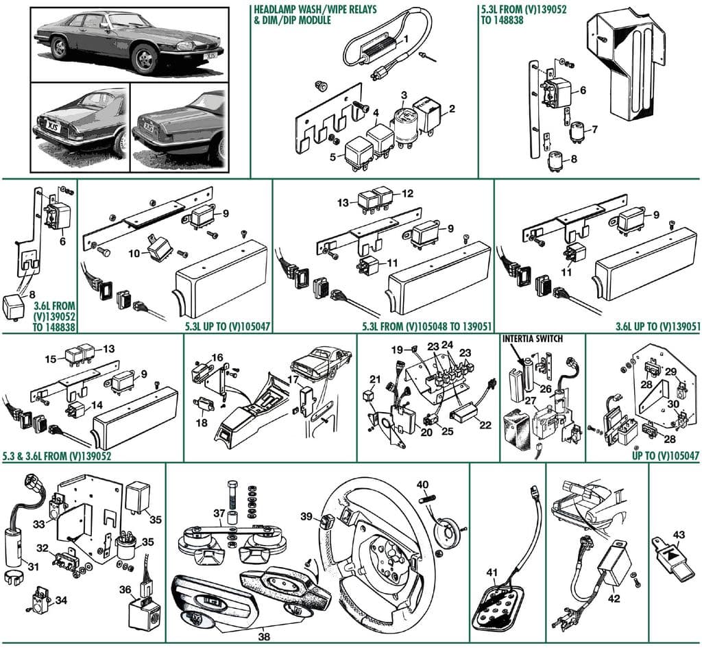 Jaguar XJS - Horns | Webshop Anglo Parts - 1