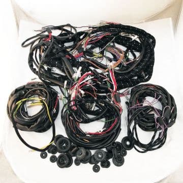 WIRING HARNESS SET / JAG MK2 SALOON, MANUAL WITH OVERDRIVE, 1959-1966