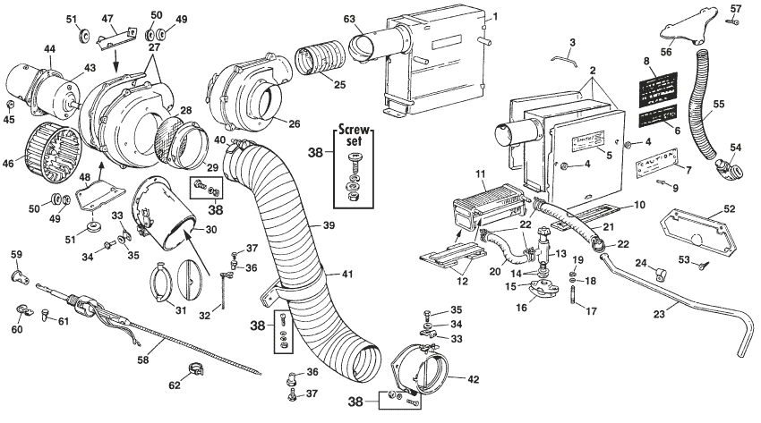 MG Midget 1964-80 - Blowers & fans | Webshop Anglo Parts - 1