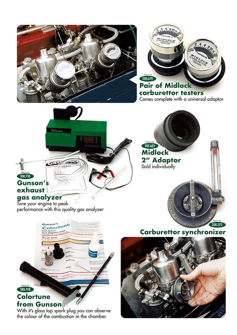 Carburettor tools - Werkplaats & gereedschap - Onderhoud & opslag - Jaguar XK120-140-150 1949-1961 - Carburettor tools - 1