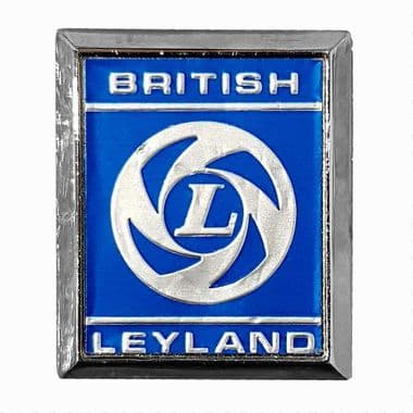 BADGE, BRITISH LEYLAND, SILVER-BLUE | Webshop Anglo Parts