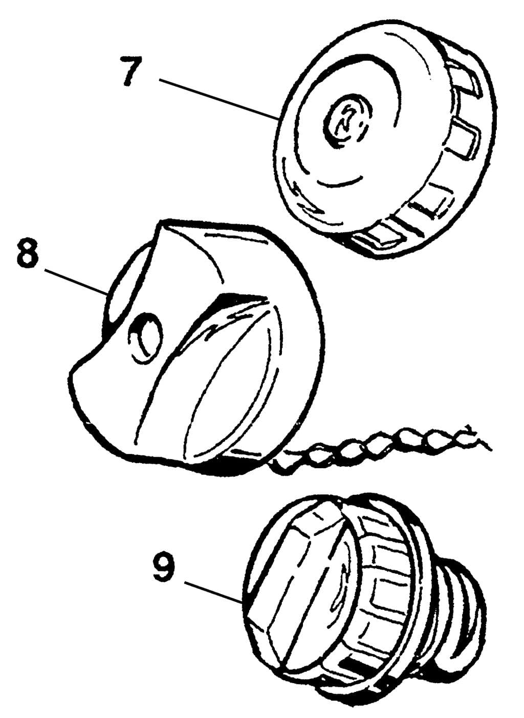 Petrol & fuel caps - Polttoaineputket & letkut - Ilmanotto & polttoainejärjestelmä - Land Rover Defender 90-110 1984-2006 - Petrol & fuel caps - 1