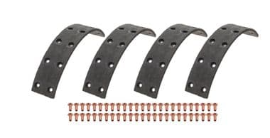 BRAKE LINING, SET / MG T - MGTC 1945-1949