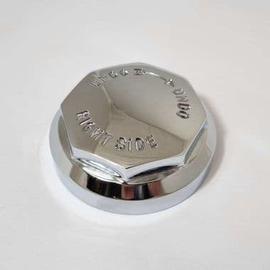 KNOCK ON CENTRE CAP, CONTINENTAL, 8 THREAD, RH, PLAIN, 42MM