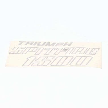 REAR STICKER ALUM - Triumph Spitfire MKI-III, 4, 1500 1962-1980