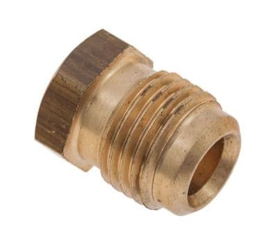 1/4ID BRASS TUBE NUT-MALE | Webshop Anglo Parts