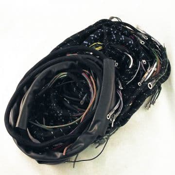 WIRING HARNESS SET, MANUAL GEARBOX WITH OVERDRIVE AND SEPARATE AMBER FLASHERS / XK150, 1960-1961