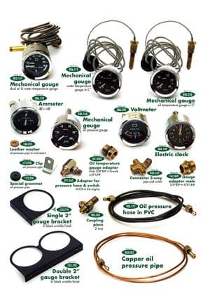 Interior styling - MG Midget 1958-1964 - MG spare parts - Instruments