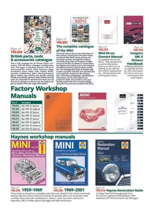 Manuels - Mini 1969-2000 - Mini pièces détachées - Workshop manuals