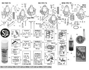 Carburateurs - Mini 1969-2000 - Mini pièces détachées - Carburettors & repair kits