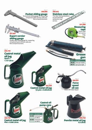 Outillage - British Parts, Tools & Accessories - British Parts, Tools & Accessories pièces détachées - Measuring & jugs