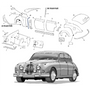 Carrosserie & Chassis - MGTC 1945-1949 - MG - pièces détachées - Panneaux exterieurs