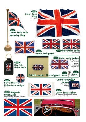 Exterior Styling - MG Midget 1958-1964 - MG spare parts - Union Jack accessories