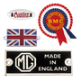 Librairie & accessoires du pilote - MGA 1955-1962 - MG - pièces détachées - Autocollants & plaques émaillées