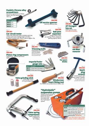 Outillage - British Parts, Tools & Accessories - British Parts, Tools & Accessories pièces détachées - Tools