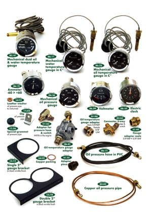 Accessoires - Triumph Spitfire MKI-III, 4, 1500 1962-1980 - Triumph pièces détachées - Instruments