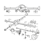 Car wheels, suspension & steering - Jaguar XK120-140-150 1949-1961 - Jaguar-Daimler - spare parts - Rear suspension