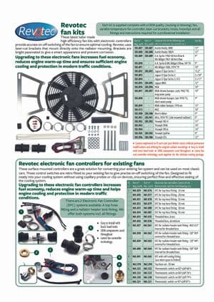Engine amélioration refroidissement - Austin-Healey Sprite 1964-80 - Austin-Healey pièces détachées - Cooling fan kits