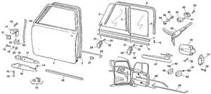 Joints de carrosserie - Mini 1969-2000 - Mini pièces détachées - Doors, sliding windows